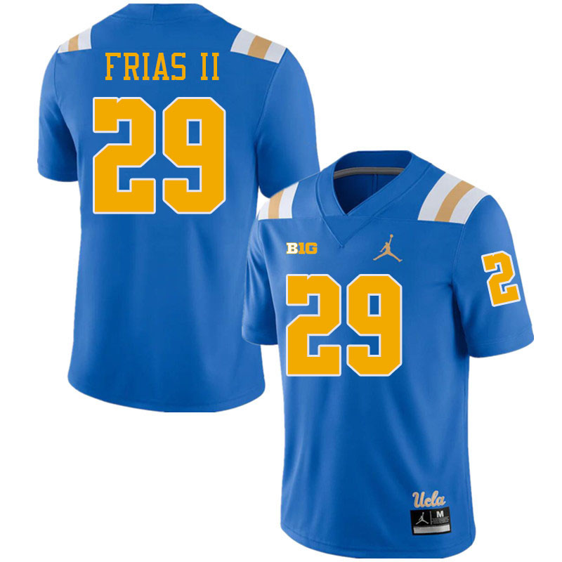 Men #29 Anthony Frias II UCLA Bruins College Football Jerseys Stitched-Royal